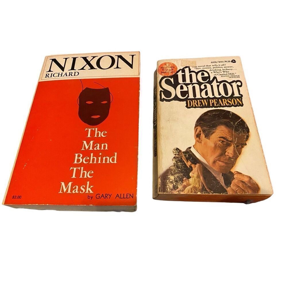 Lot Of 2 Richard Nixon The Senator Paperback Books Usa
